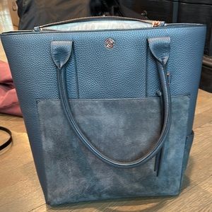RARE danger Dover gray and rose gold large tote